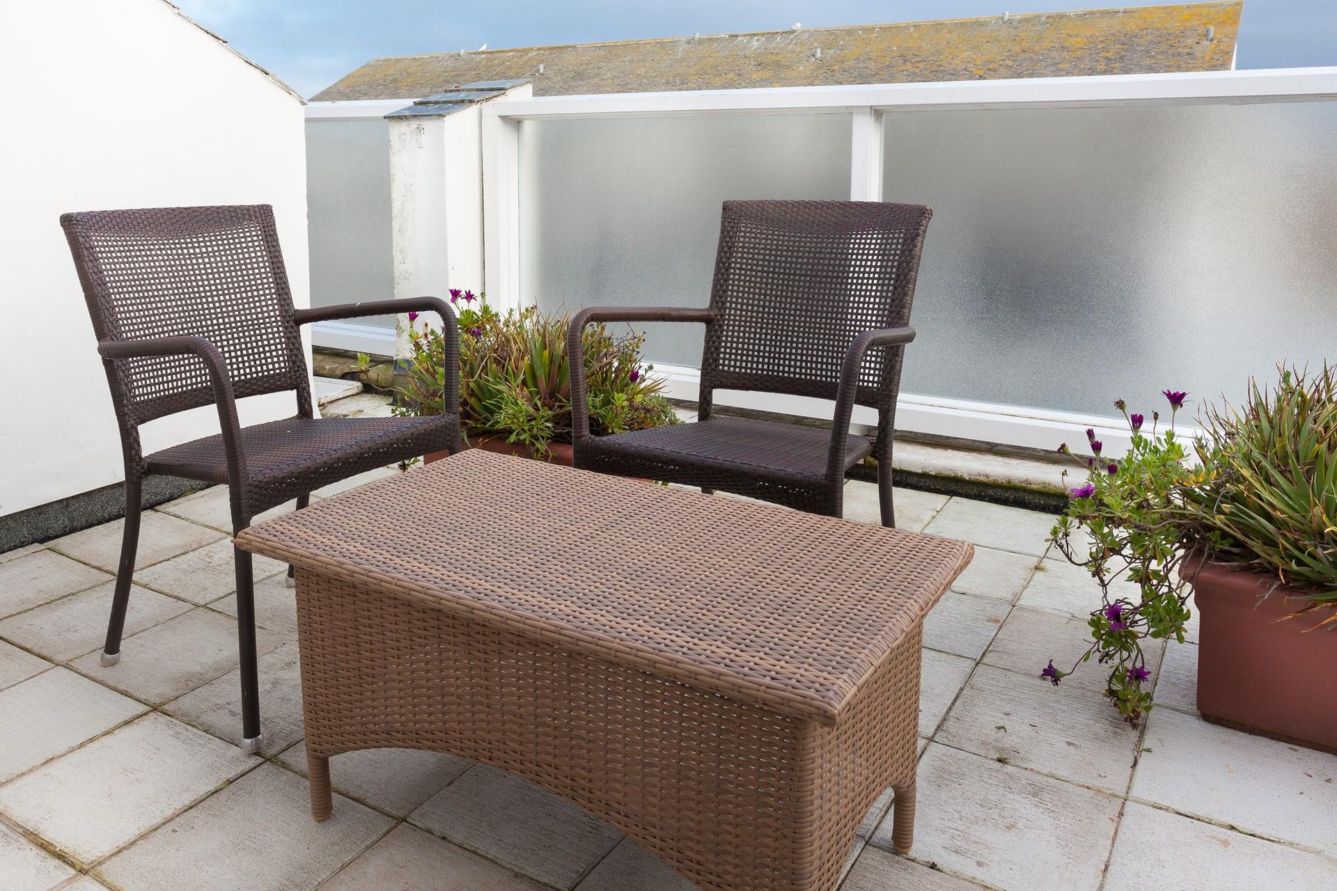 Second large patio area off the master bedroom.