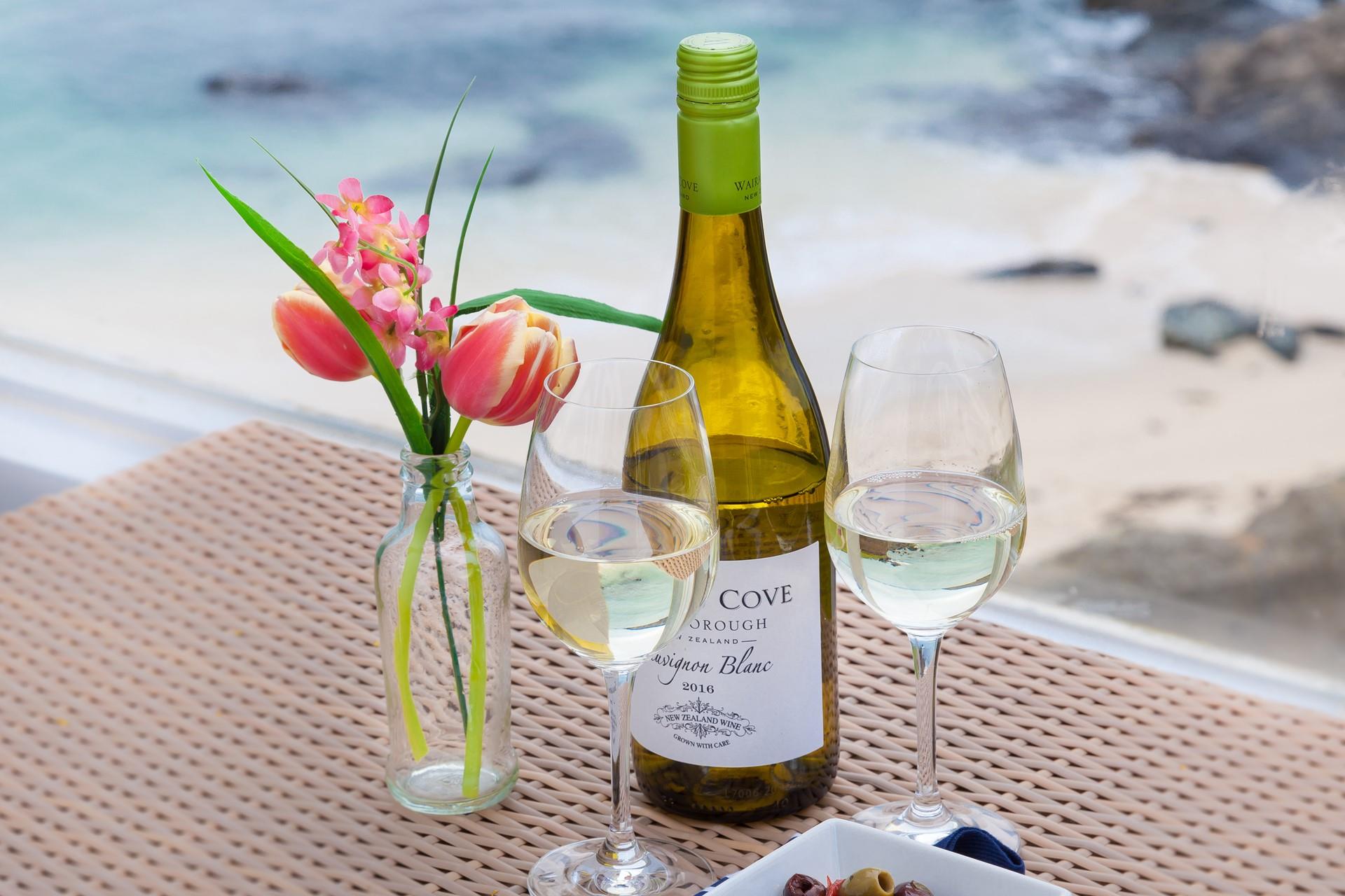 Watch the sunset on your balcony sipping a cold drink.