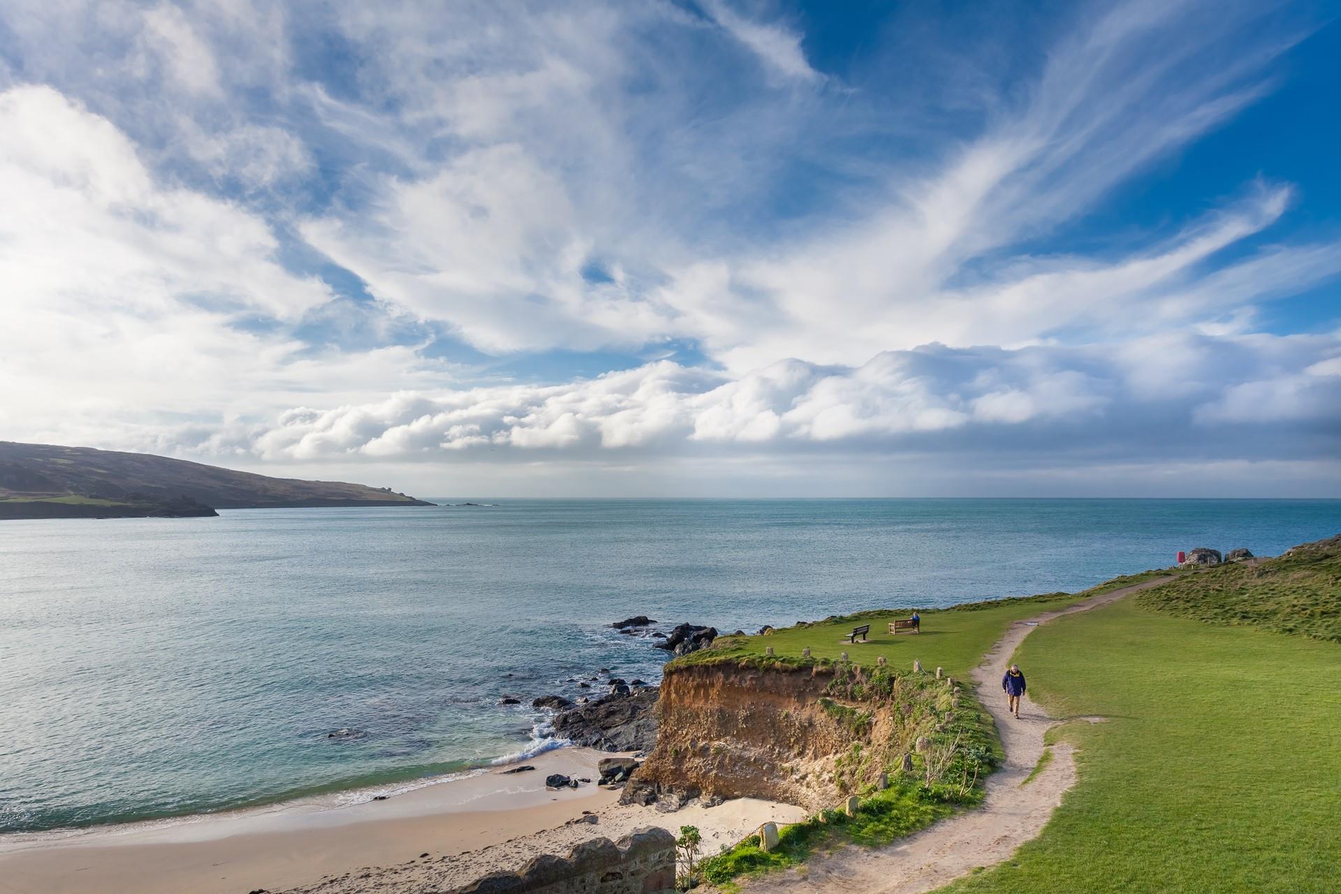 Views overlooking The Island and the ocean. 