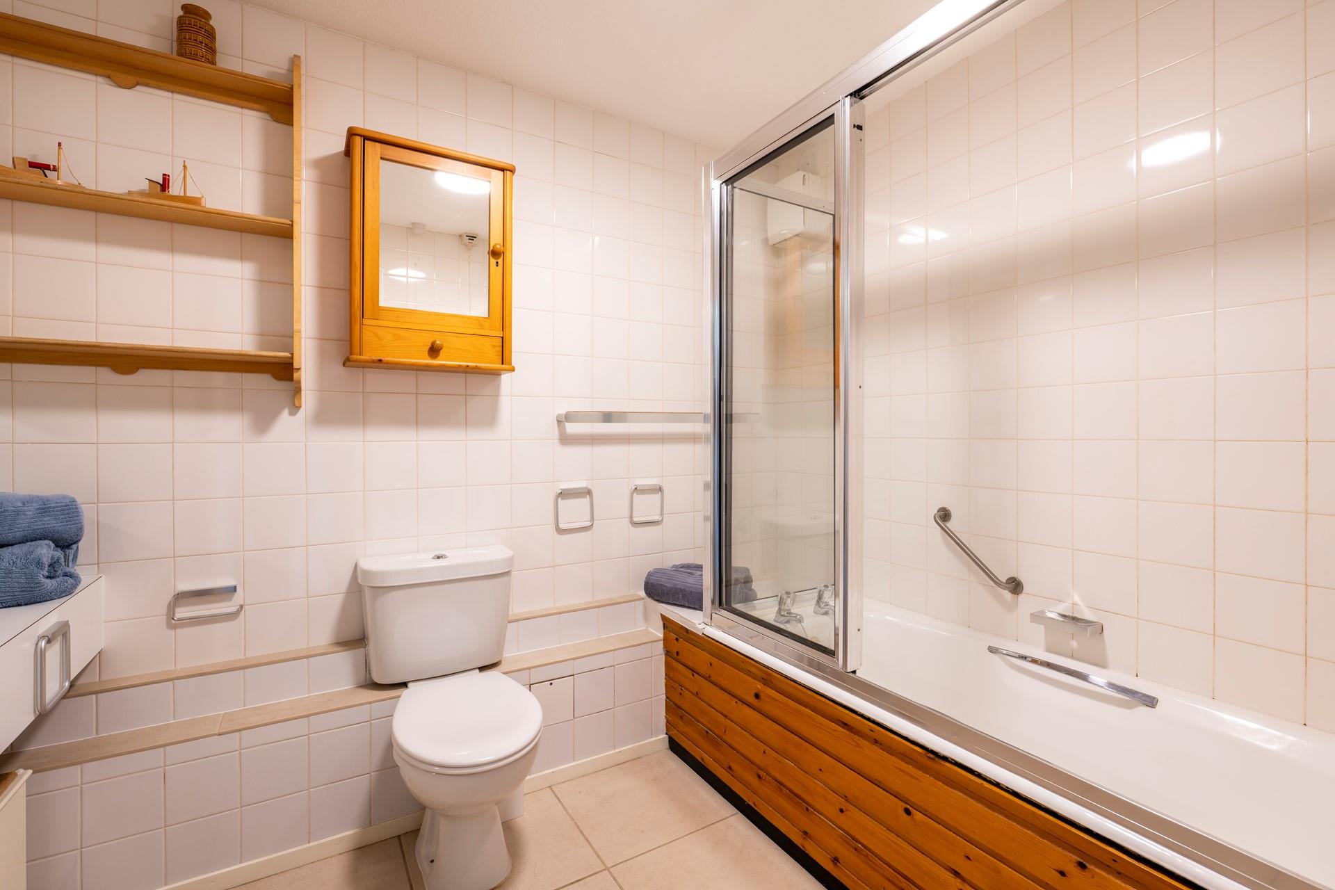 Run yourself a relaxing bath and unwind with a glass of wine.