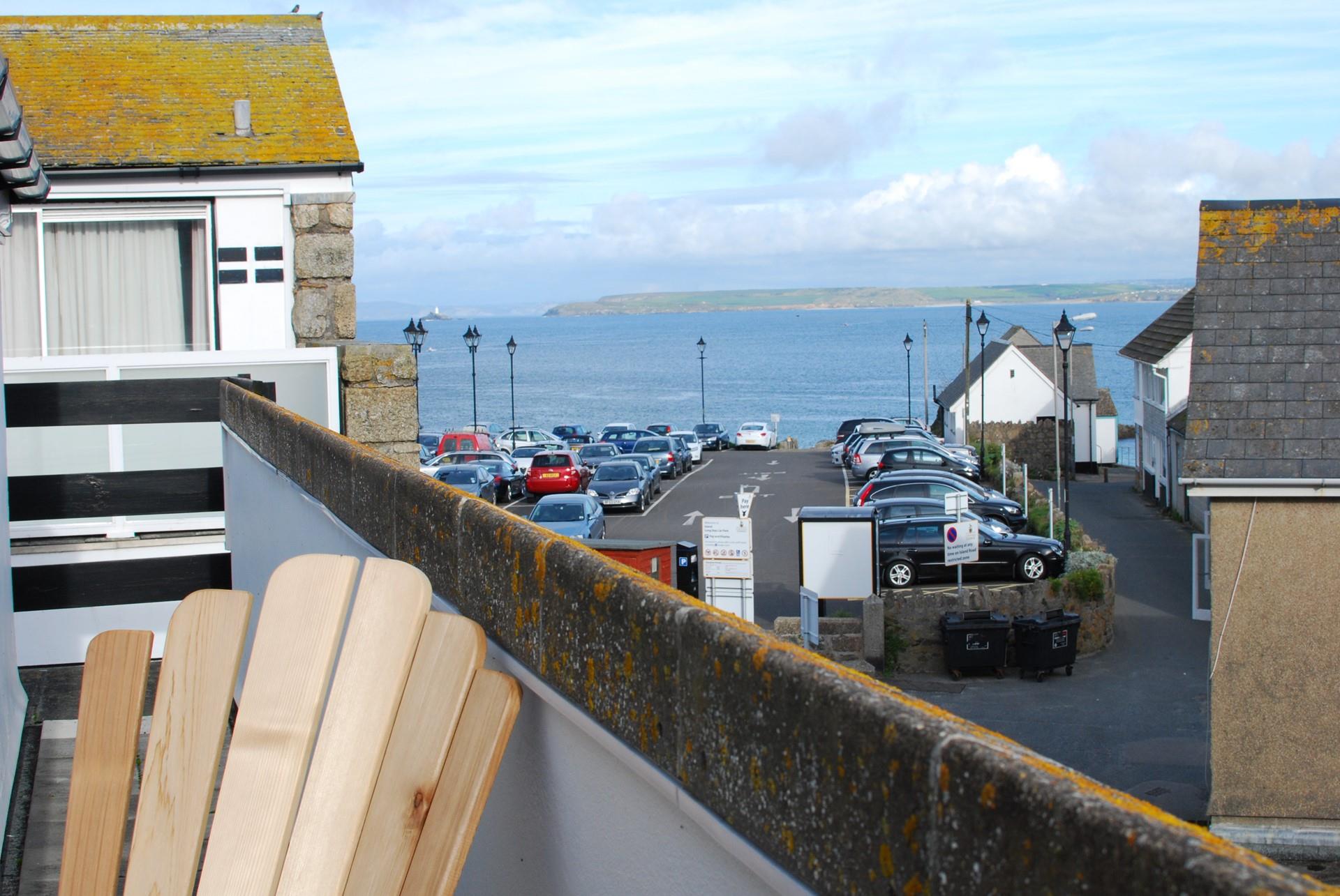 Enjoy views over to Godrevy lighthouse from your balcony.