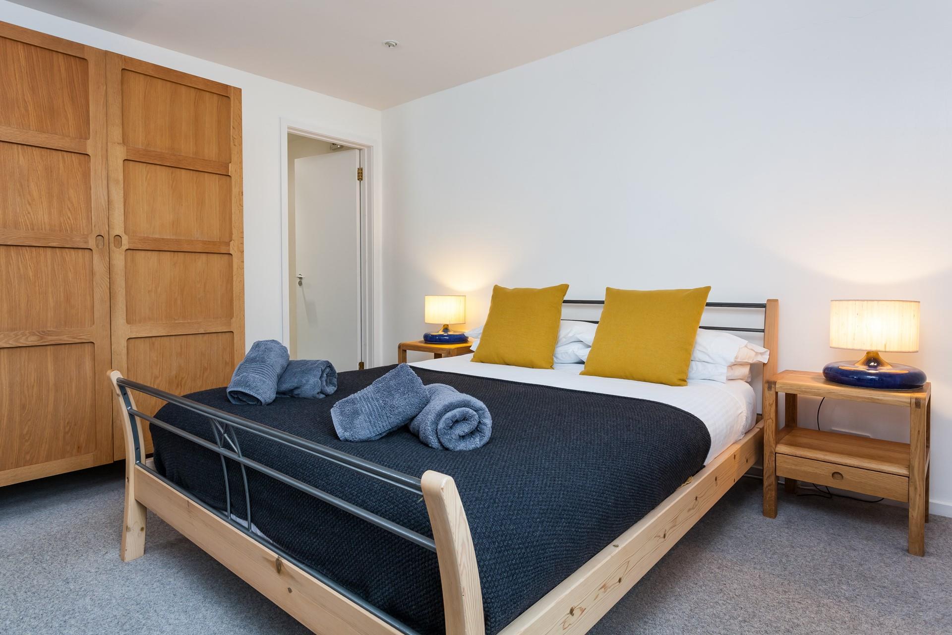 The double bedroom will provide a peaceful night's slumber.