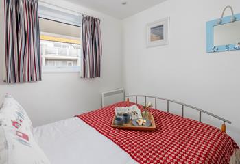 After a day spent on the beach, settle into bed for a restful night's sleep.