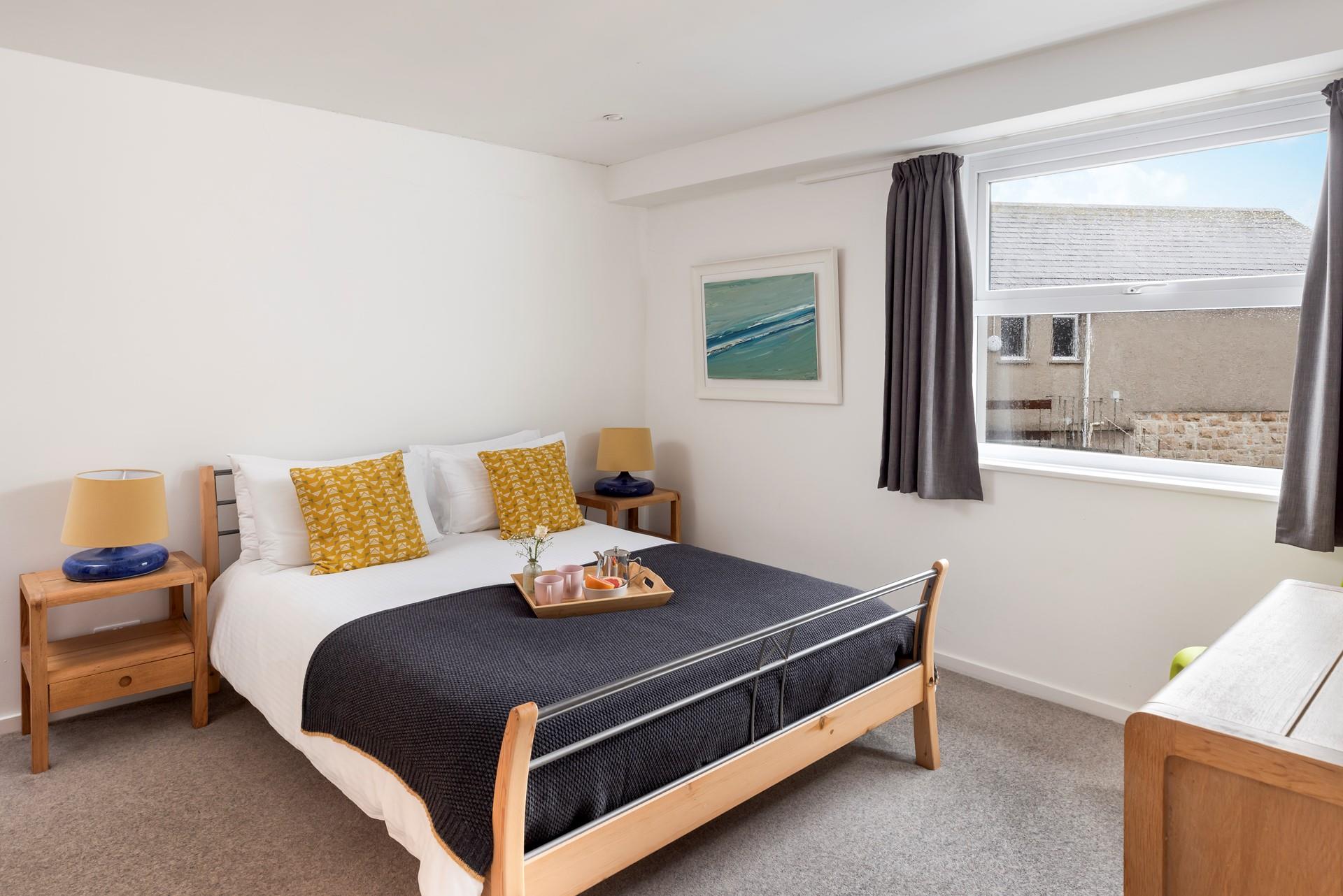 The double bedroom will provide a peaceful night's slumber.