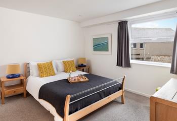 The double bedroom will provide a peaceful night's slumber.