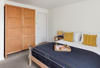 Start the day with a fresh pot of tea.