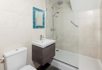 Wash the day away in the en suite shower room.