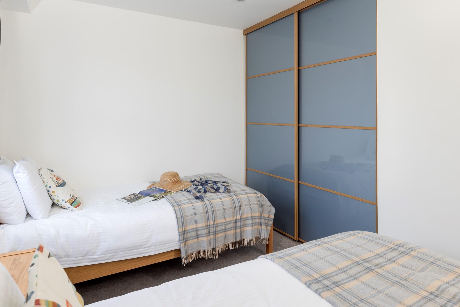 There is plenty of wardrobe space in bedroom 3.