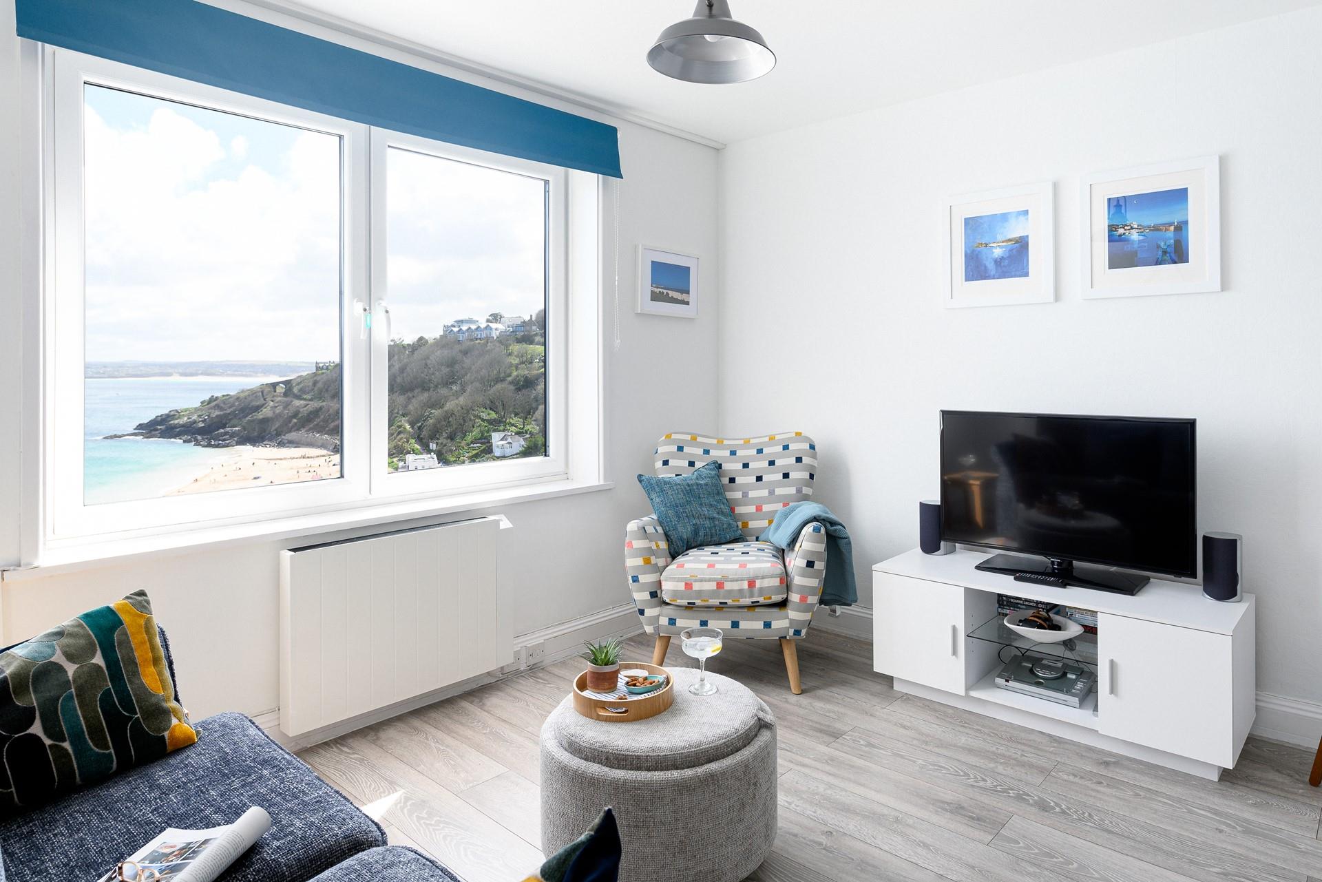 Playful art really captures the holiday feeling and nods towards St Ives' artistic history.