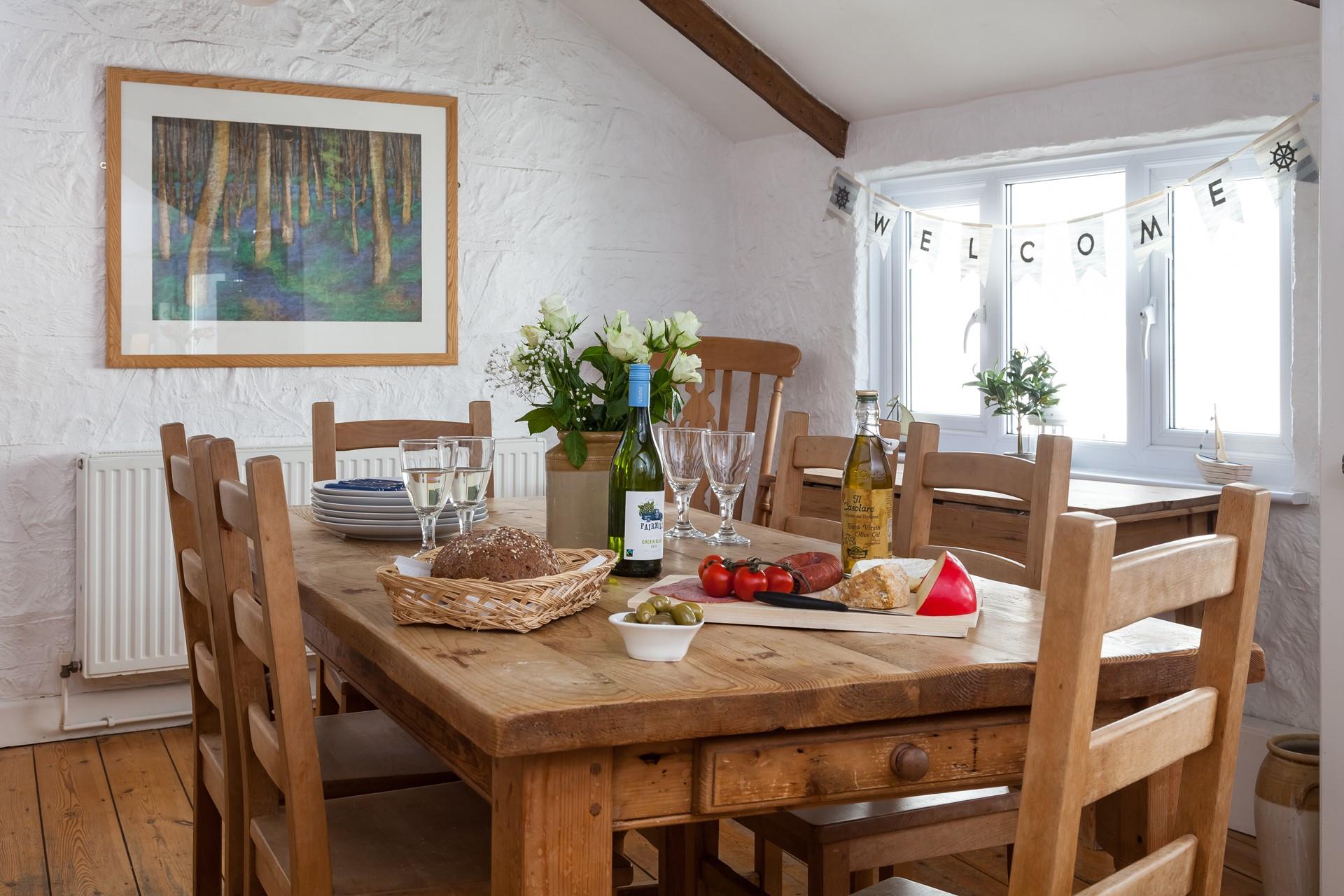 Take time to look at the artwork that is on display at this property. 