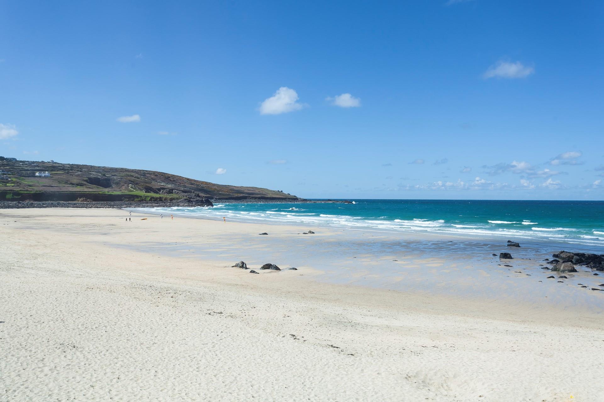 Wander out the door and sink your toes straight into the sand.