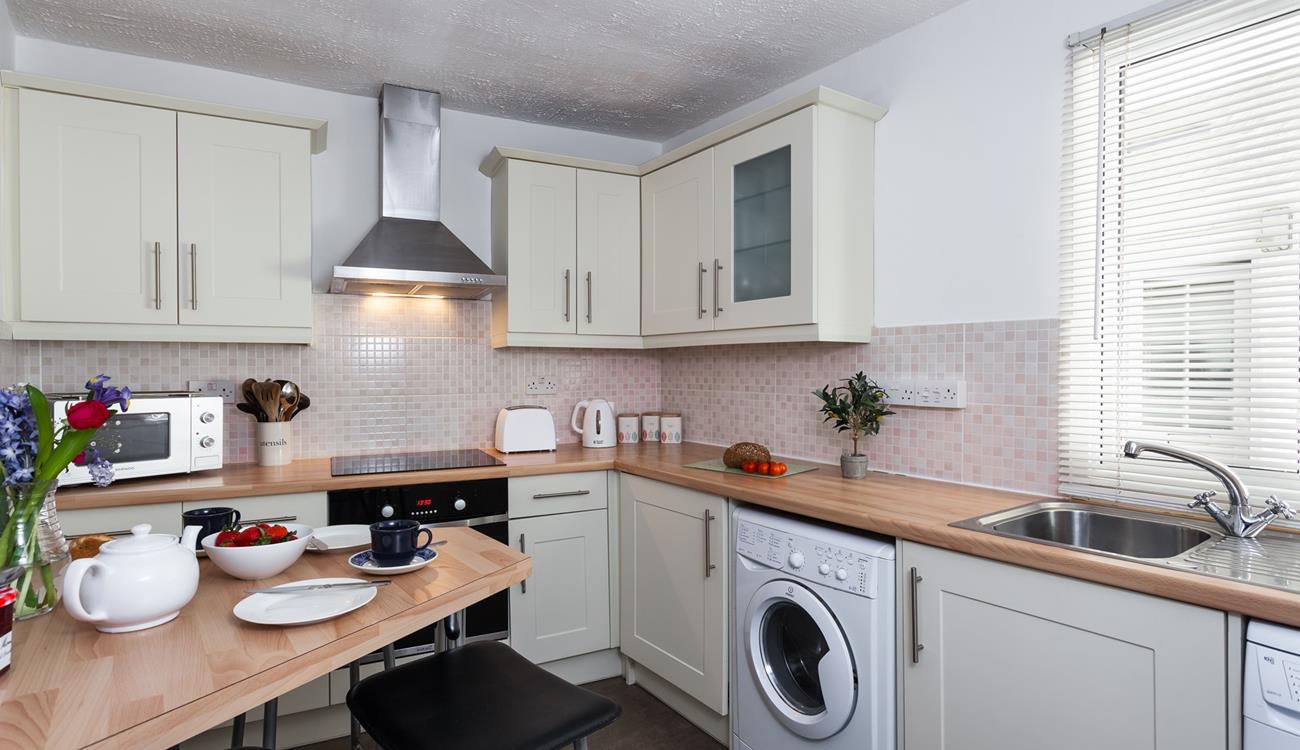 The kitchen is fully equipped for cooking up a storm for the whole family.