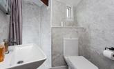 The bathroom provides the perfect space to get ready for the day. - Thumbnail Image