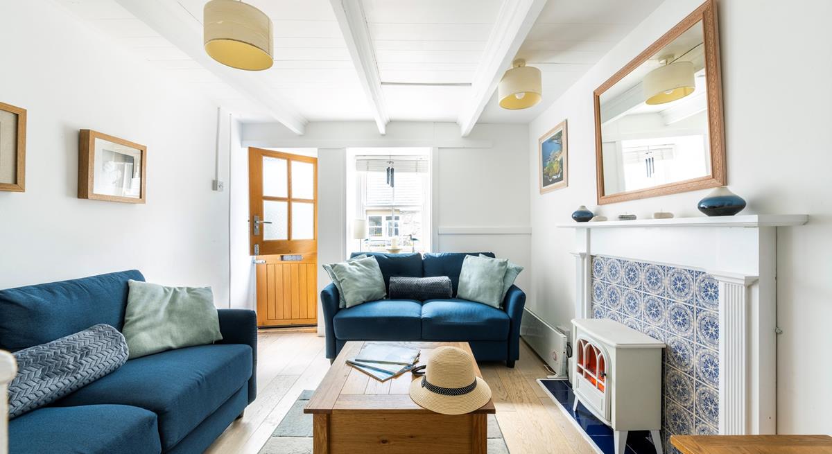 Snuggle up on the sofa after a day spent on Porthmeor beach.