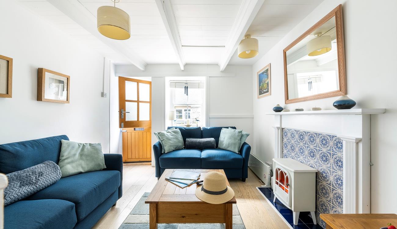 Snuggle up on the sofa after a day spent on Porthmeor beach.