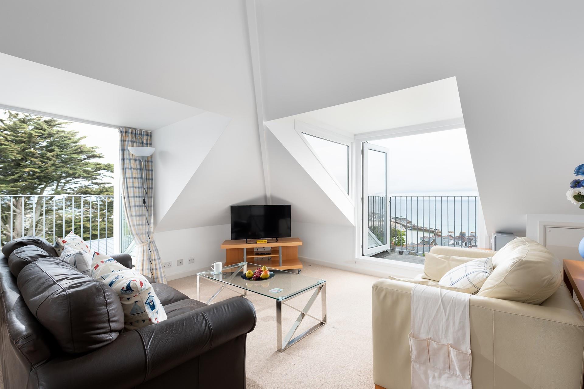 Sit back and relax in front of the TV with a glass of your favourite wine.