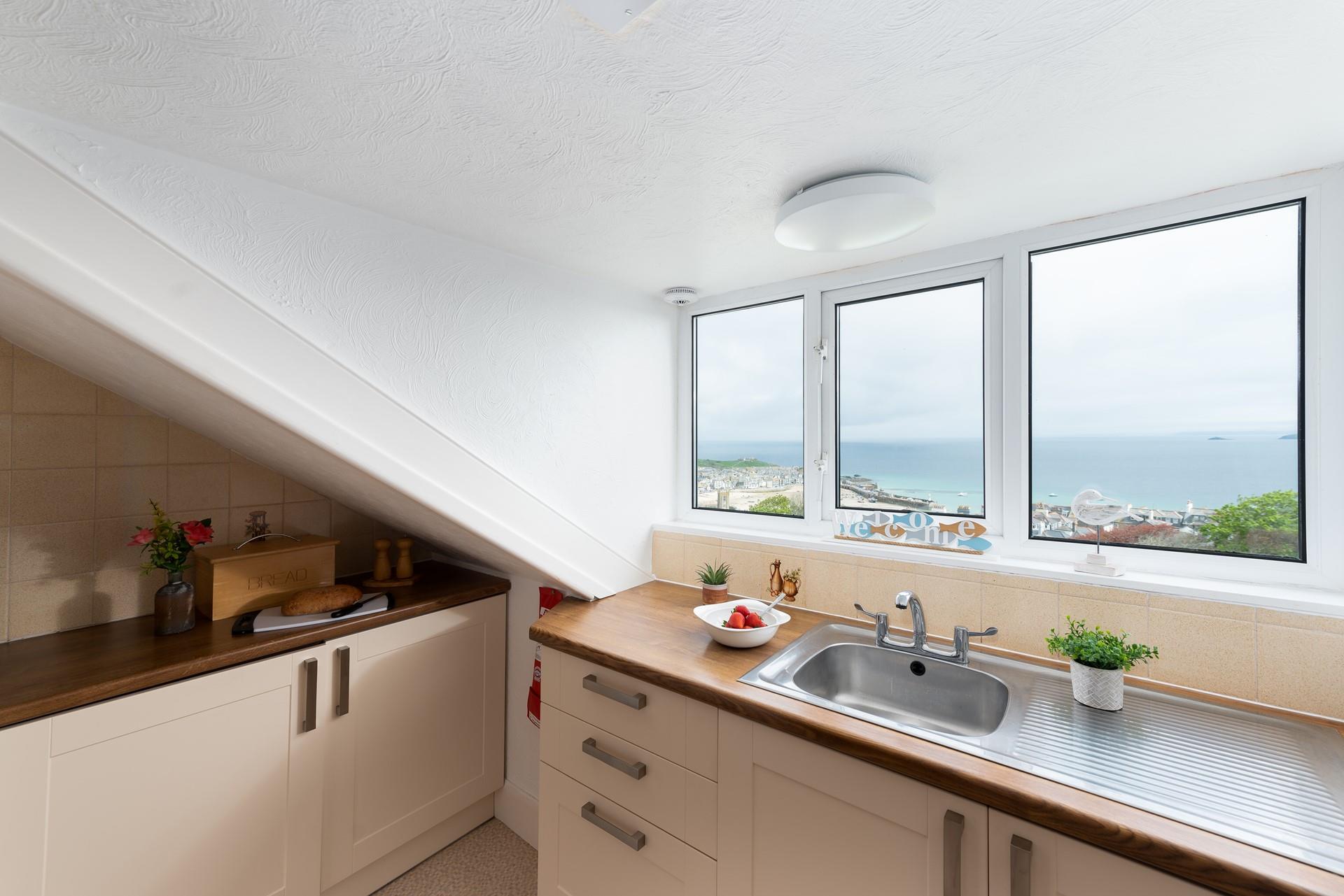Pop down to a bakery in town and get some fresh bread for toast in the mornings.