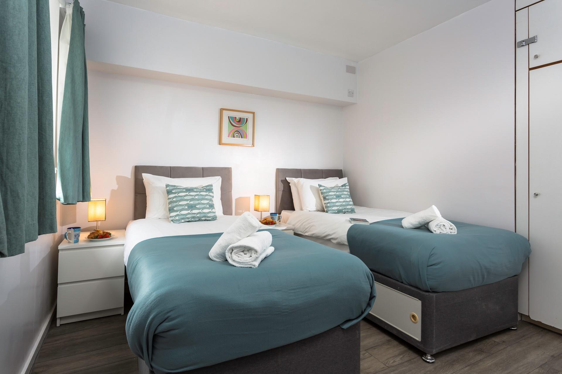 Drift off to sleep in the twin room.