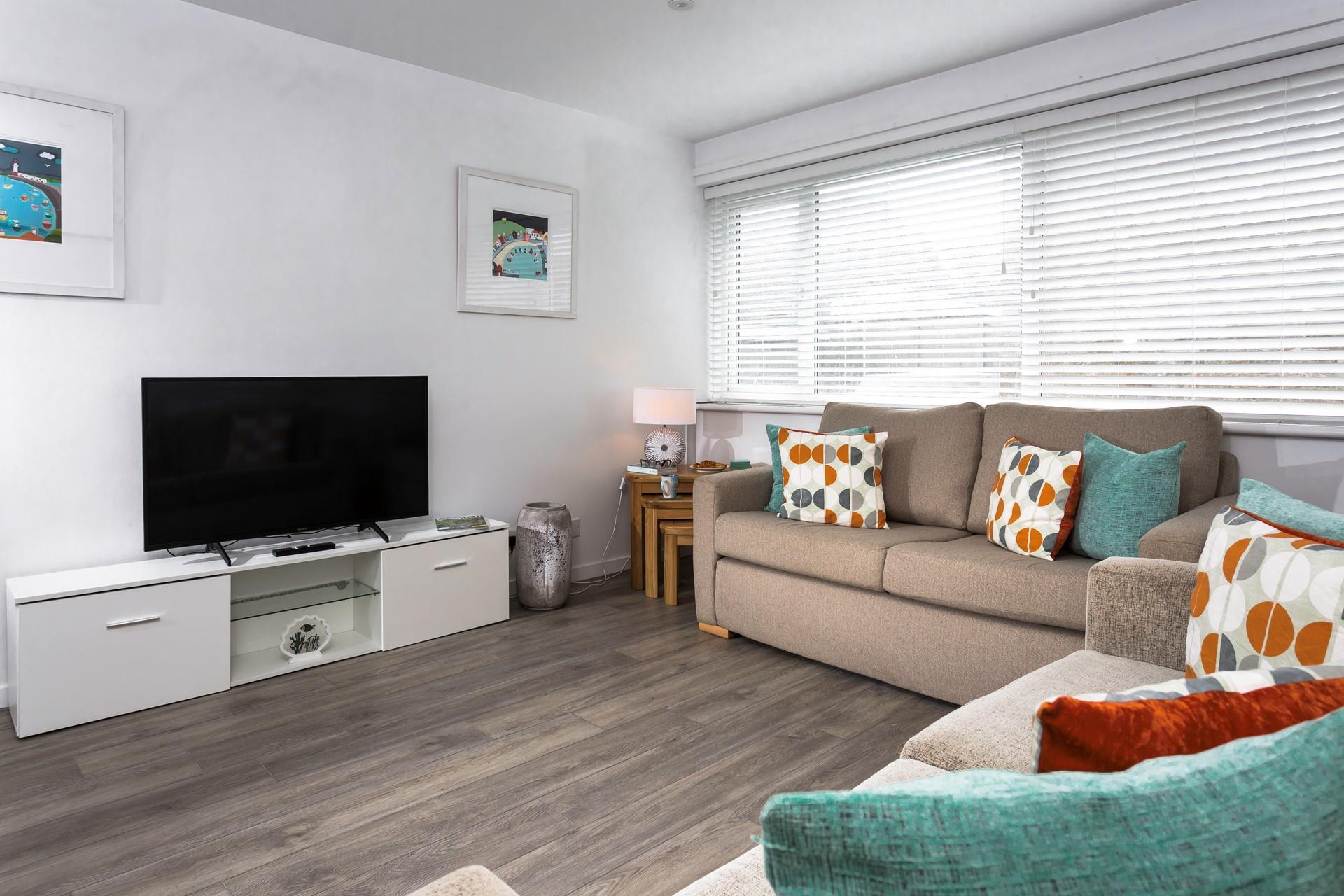 Enjoy a film night with your family.