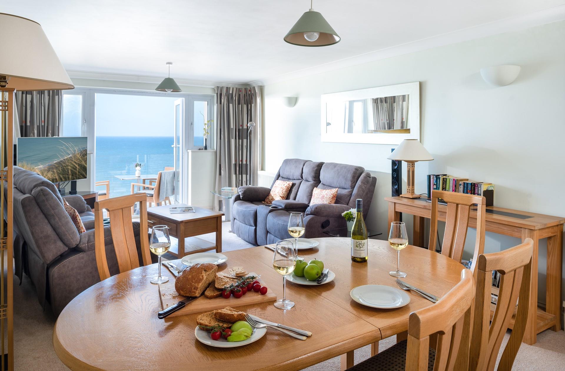 Tuck into a lazy lunch after spending the morning in St Ives.
