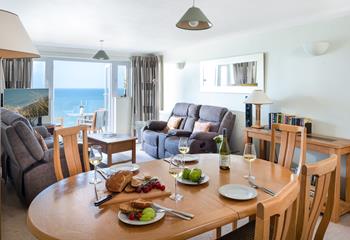 Tuck into a lazy lunch after spending the morning in St Ives.