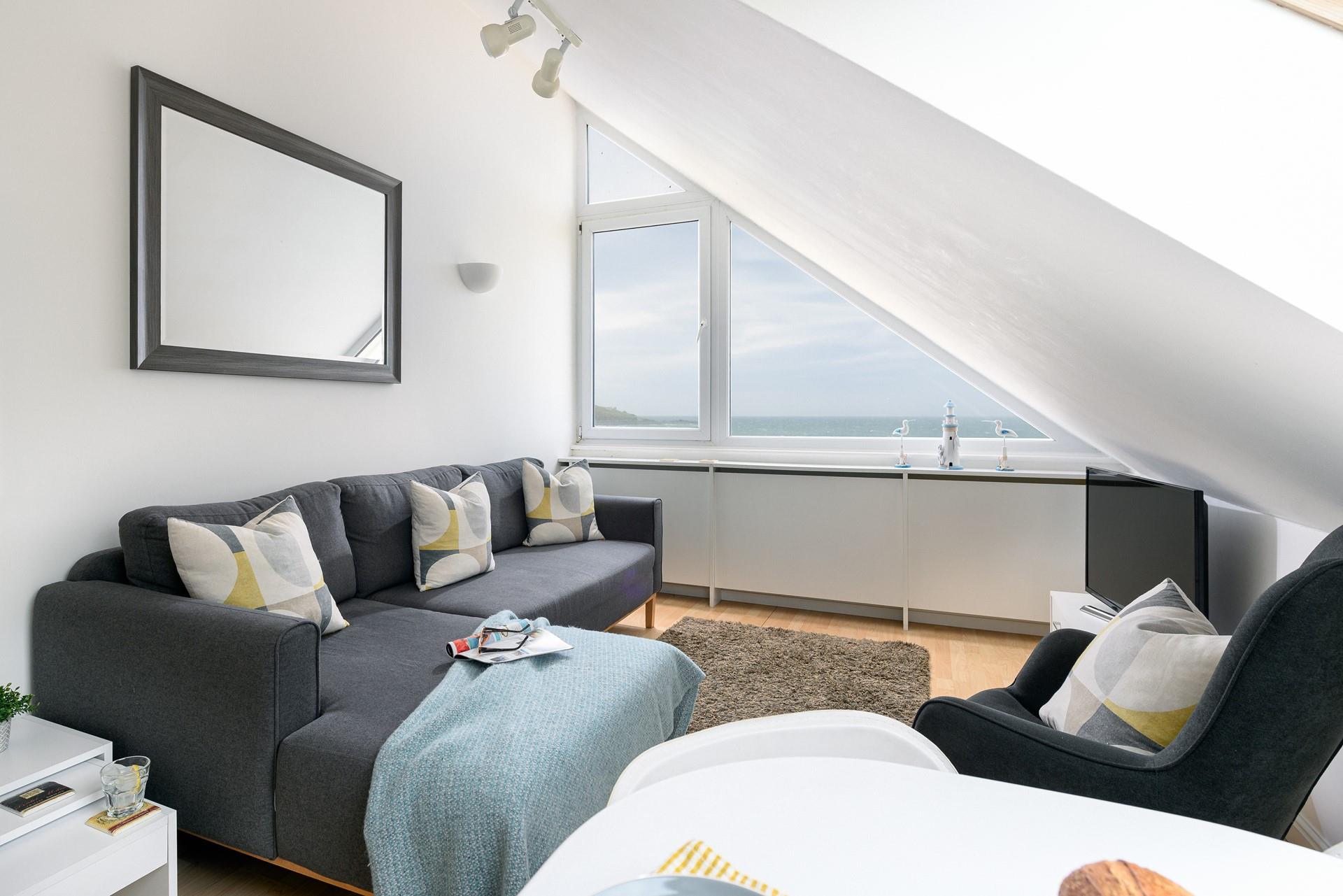 Put your feet up and chill out with your favourite film after a busy beach day.