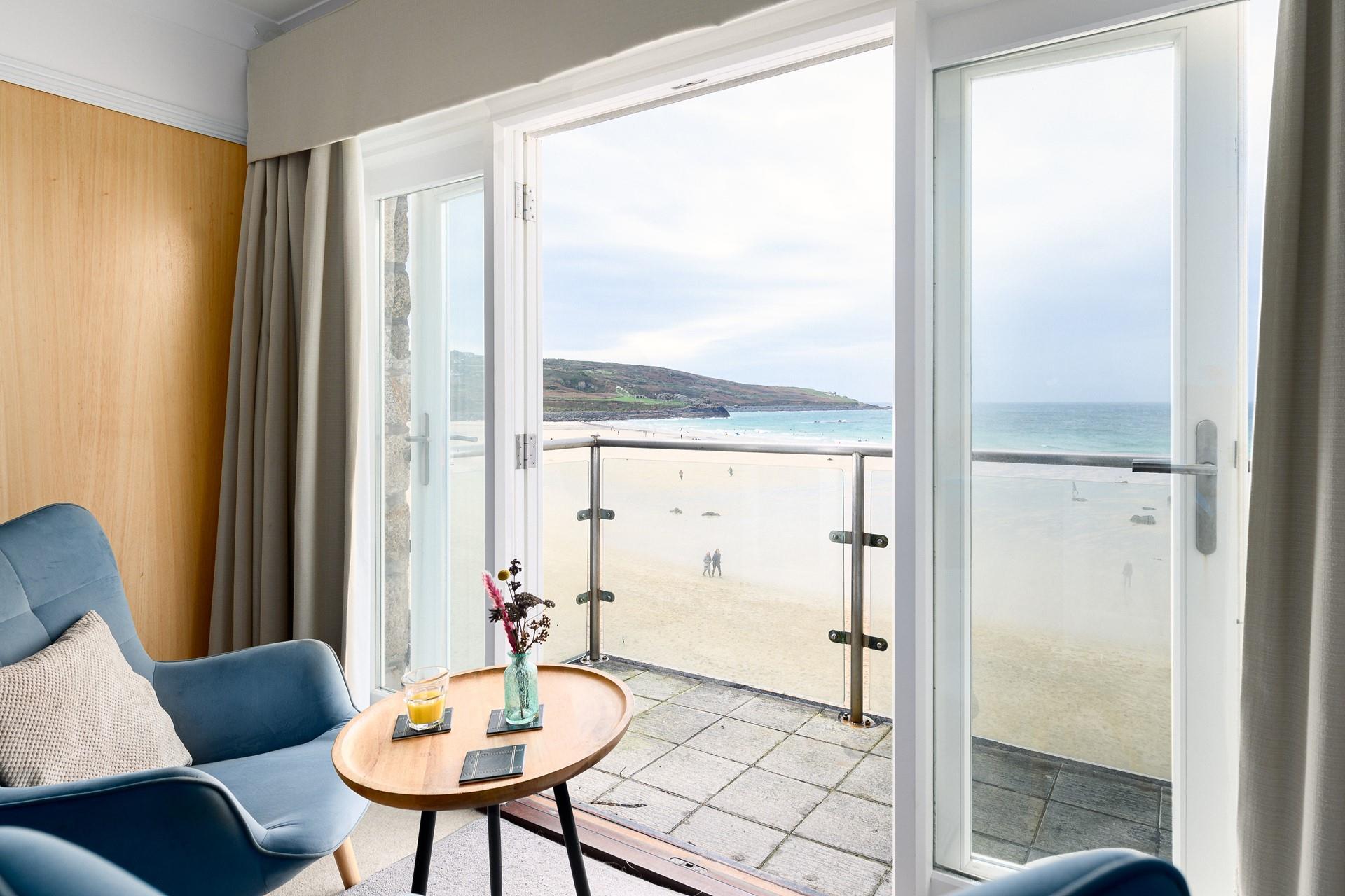 Gaze out at the endless sea views.