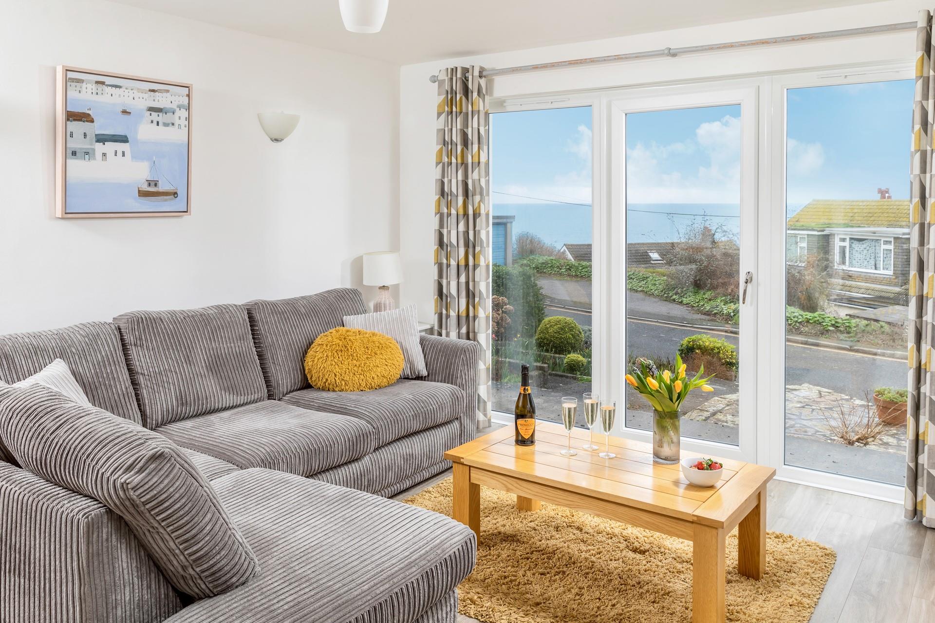 Watch the sun go down over the Bay from the comfort of your sitting room.