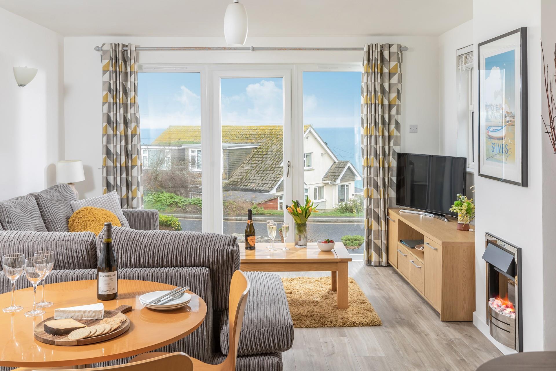 Put on your electric fire and pop the kettle on for a cosy evening.