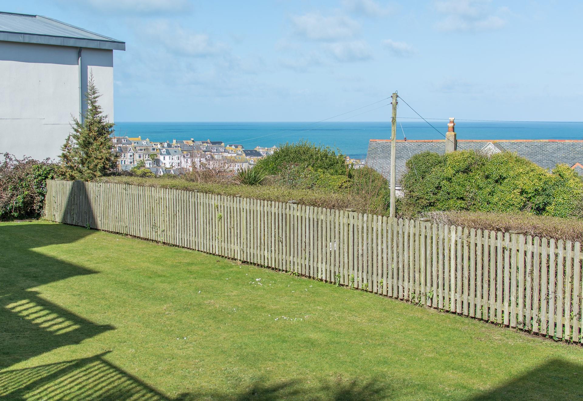 The garden offers a wonderful spot for a picnic.