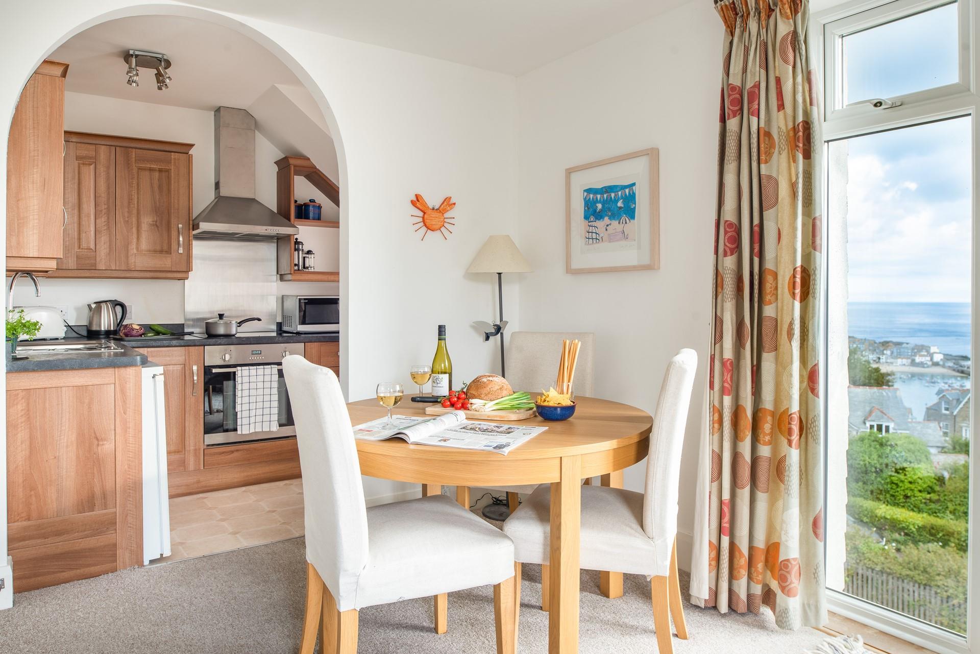 Indulge in some nibbles and a glass of something chilled whilst planning the rest of your afternoon.