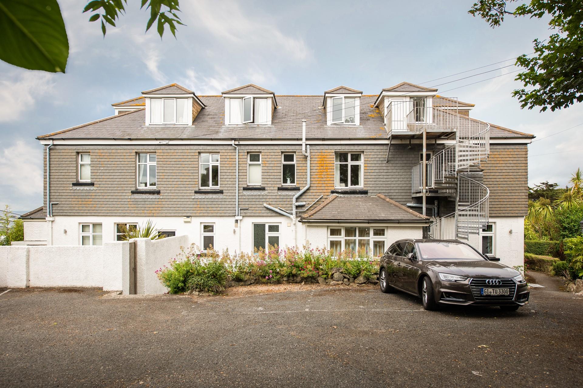 The property benefits from parking for two cars.