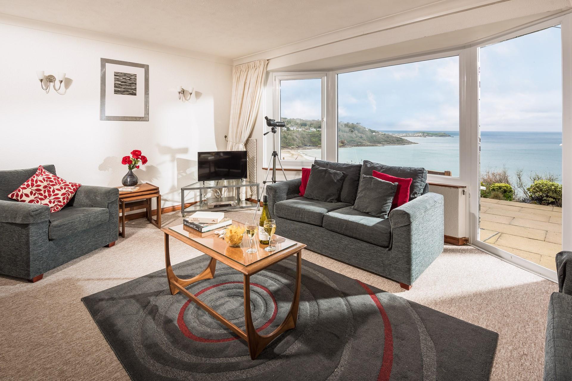 Enjoy unparalleled views from the living room. 