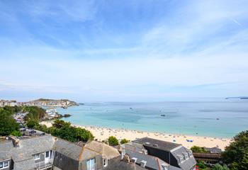 Wander down to Porthminster beach and spend the day sunbathing wandering in and out of the sea.