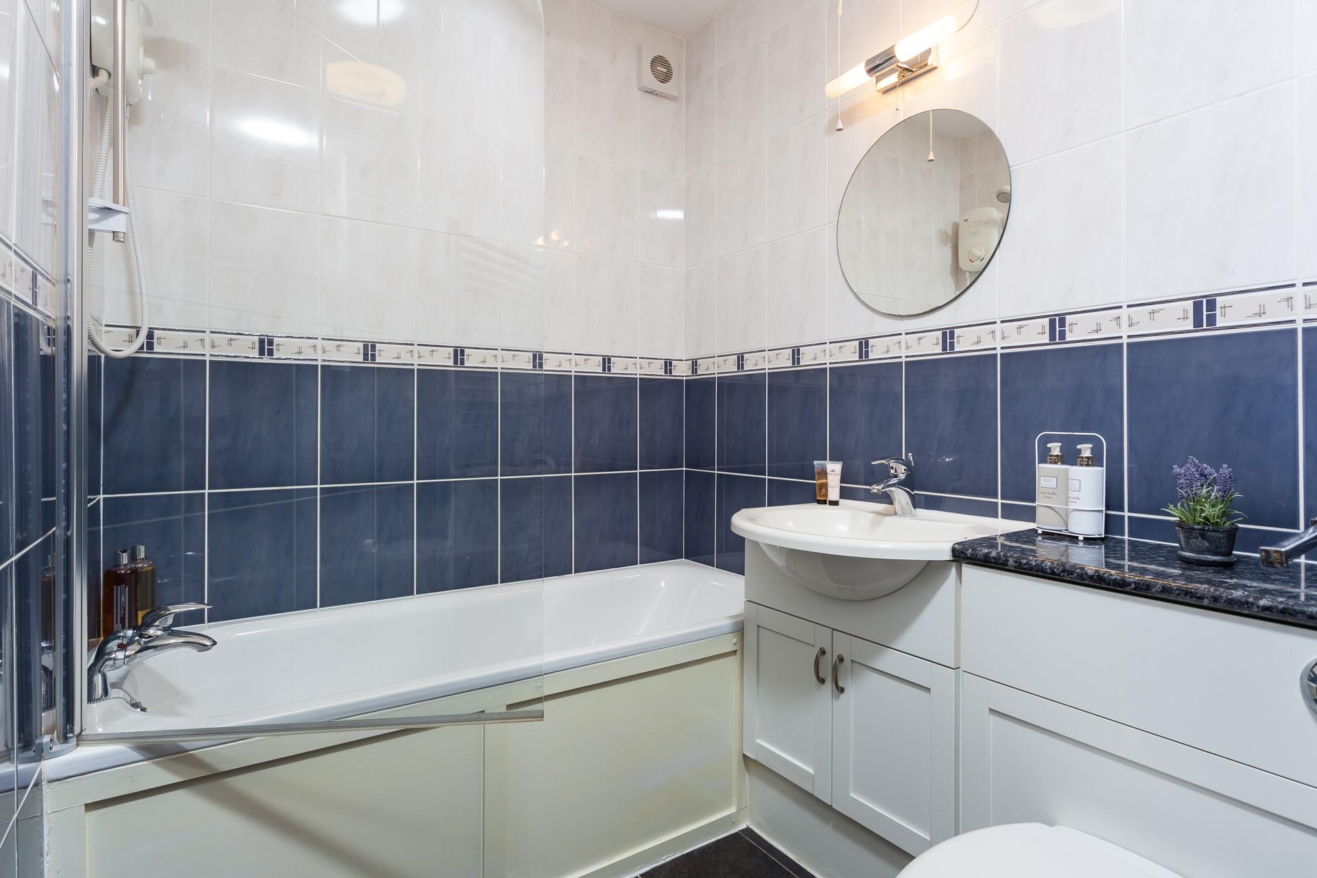 Sink into a hot bubbly bath after spending a day adventuring on the coastal paths. 