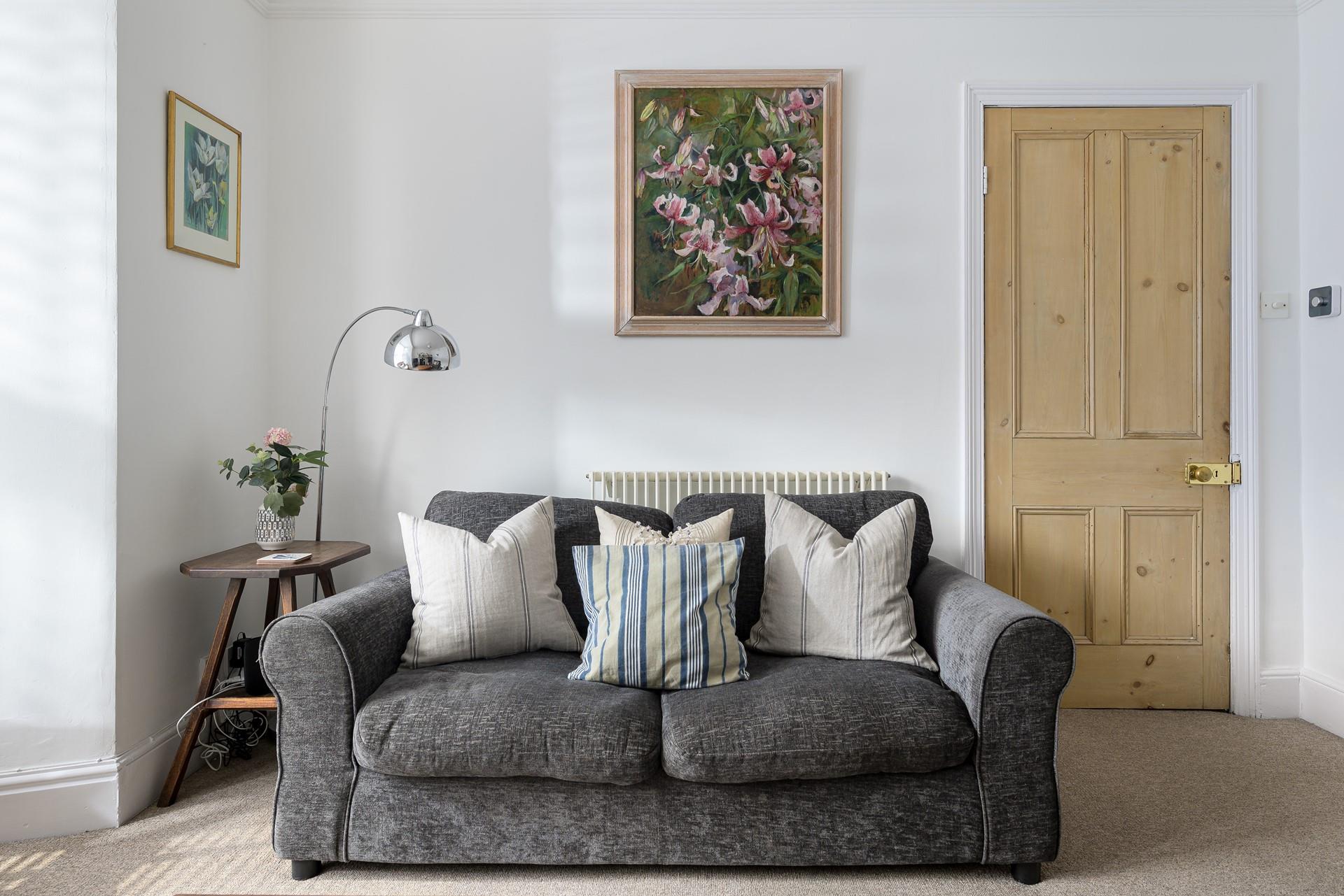 Sink into the comfortable sofa and relax in the evening after a day of exploring.