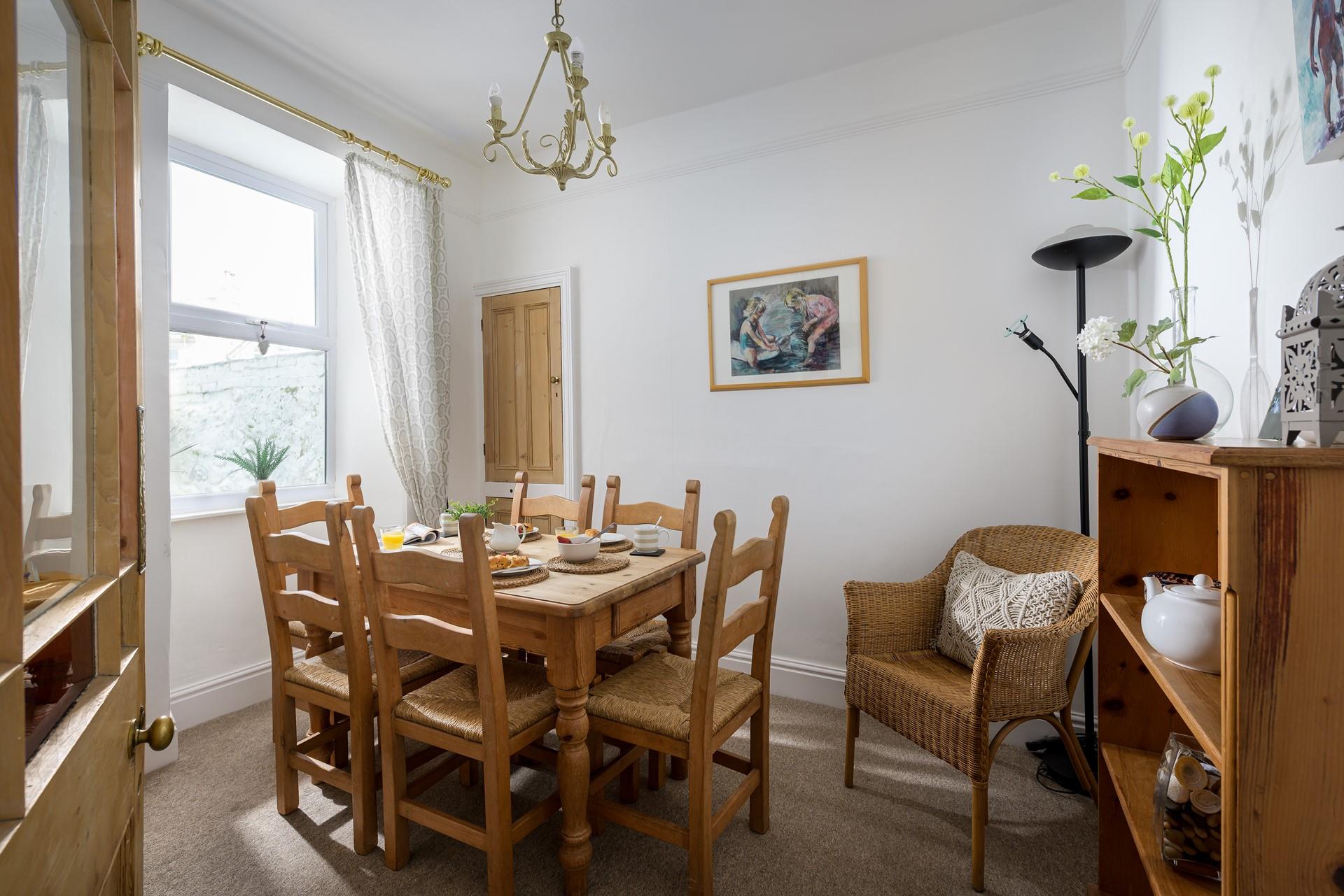 Tuck into tasty pastries bought locally in town to start the day.