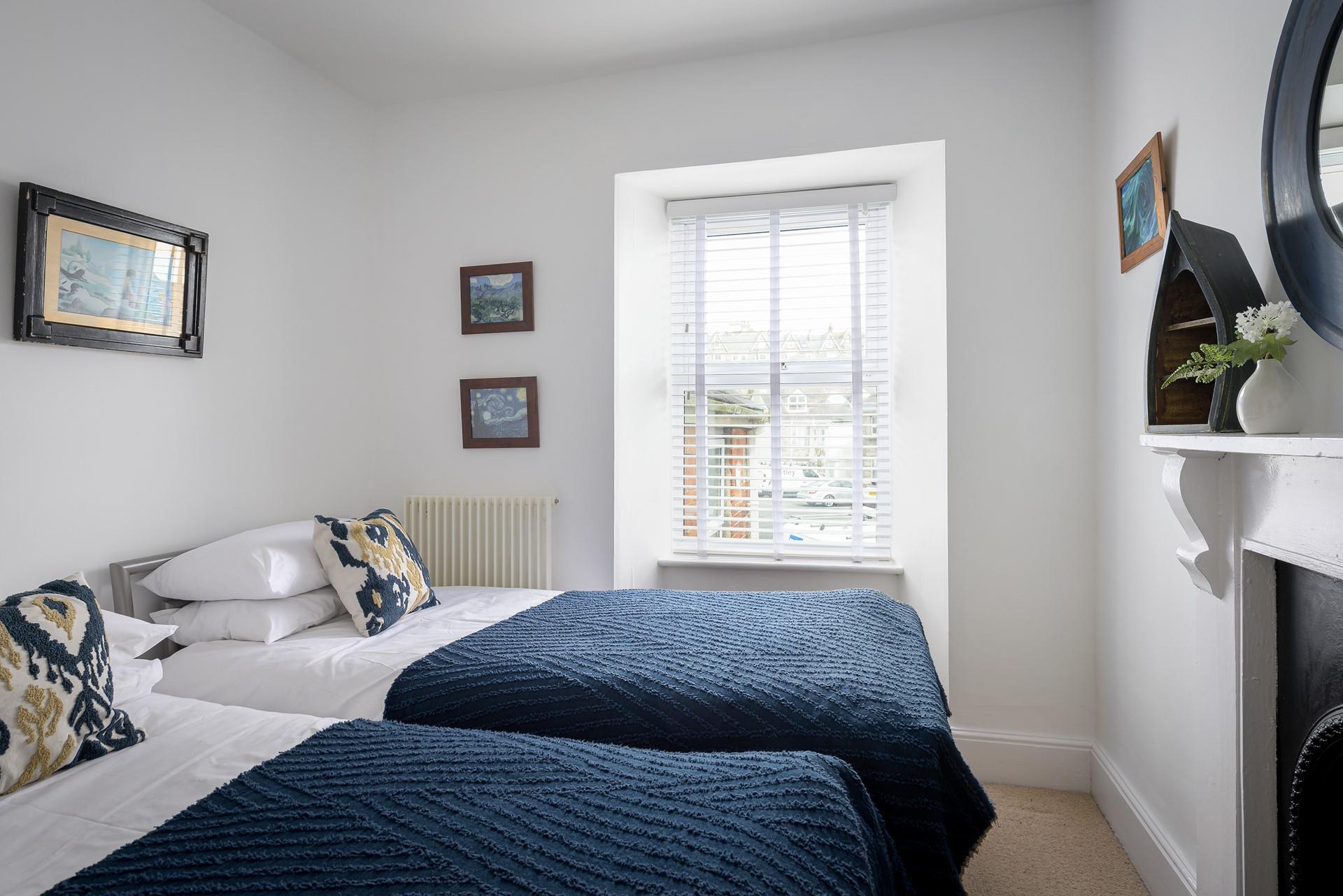 Retire to the bedroom for a comfortable night's slumber.