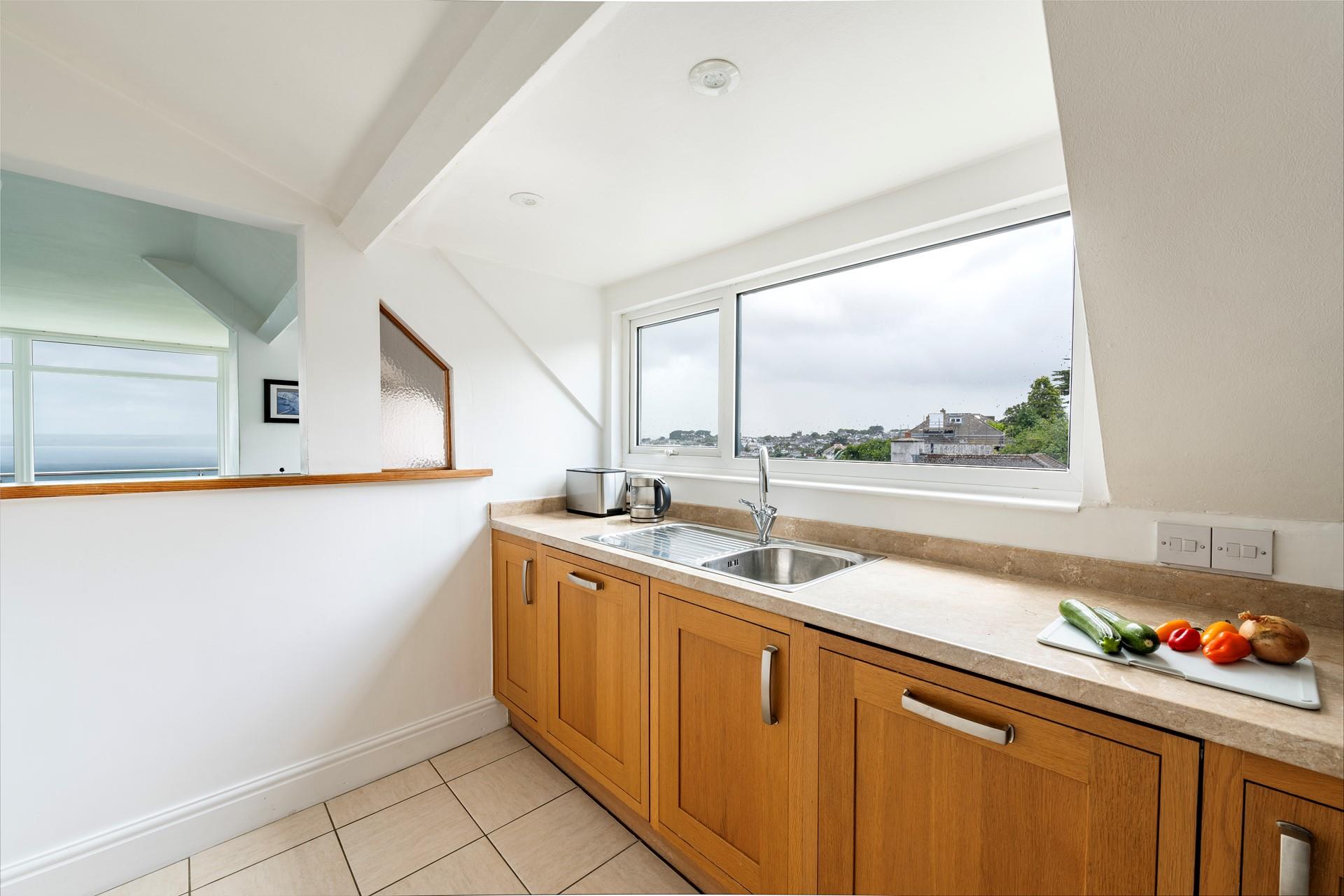 You can even enjoy the views while doing the dishes!