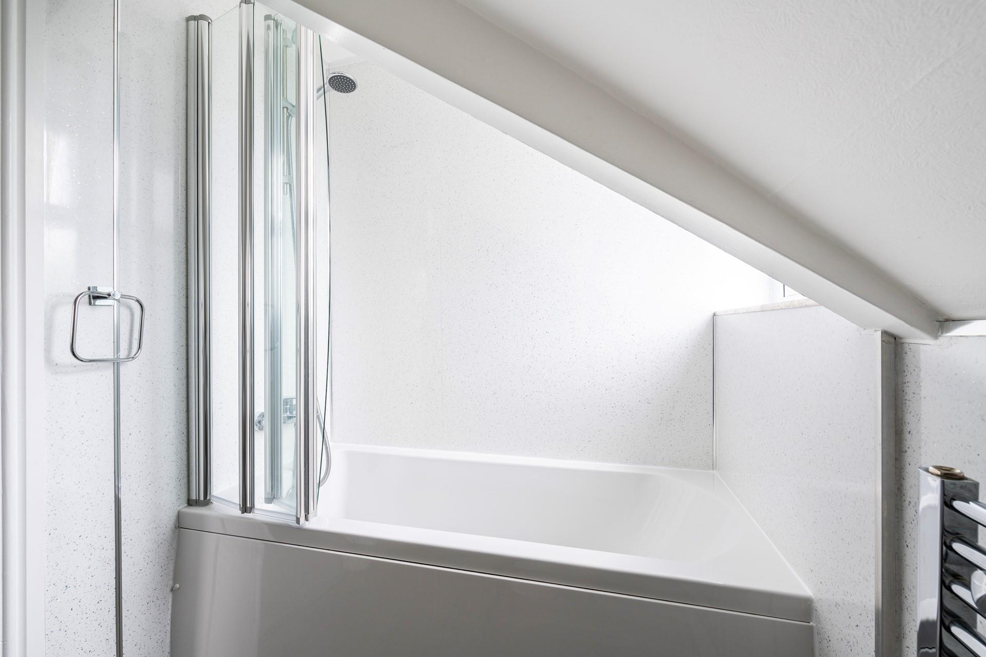 At the end of the day enjoy a soak in the bath. 