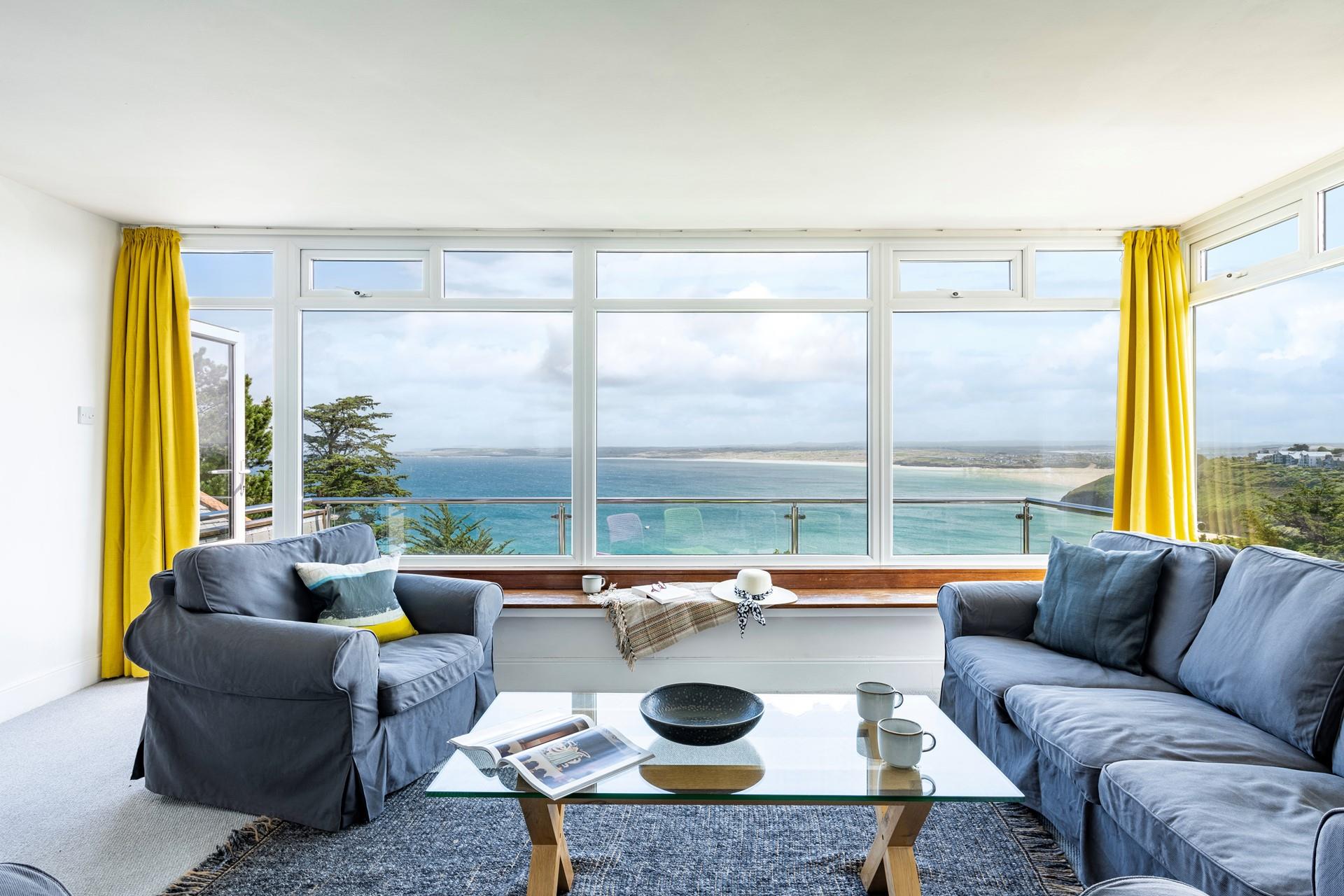 With an incredible vantage point overlooking Carbis Bay and beyond, you'll be the envy of your friends with this view!