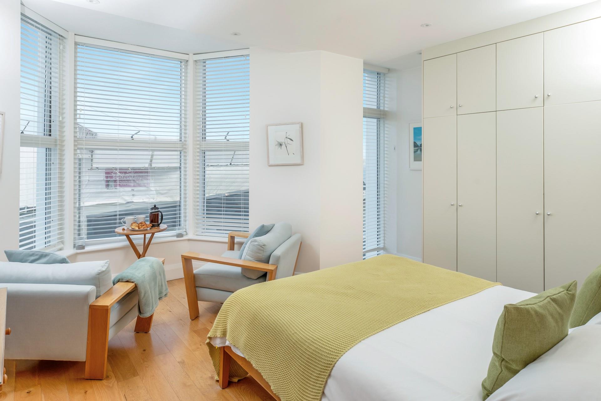 Sip your morning coffee in the light and bright bay window.