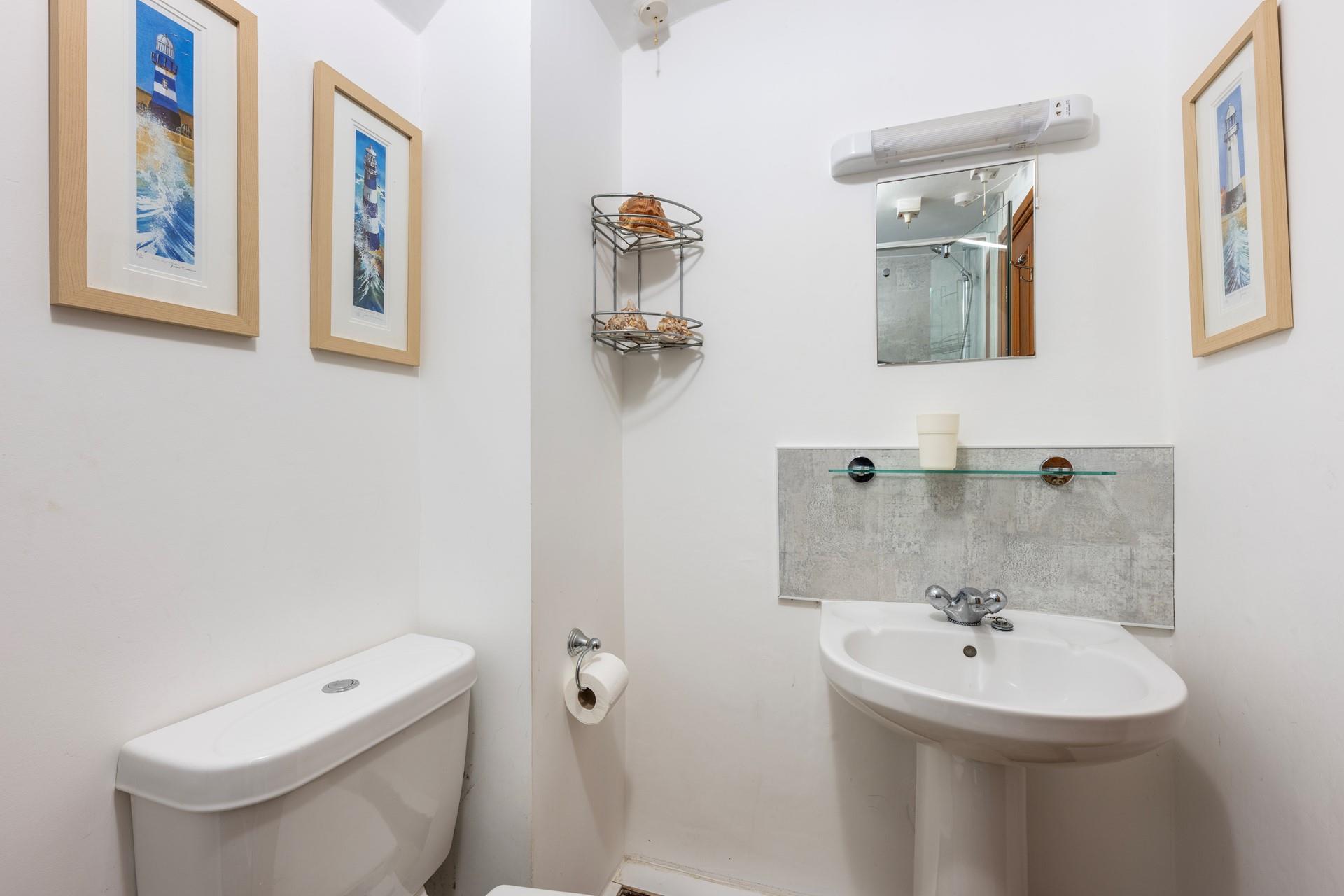 Take turns to get ready in the family shower room before heading out for the day.