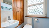 The en suite for Bedroom 3 is situated at the front of Island Cottage. 