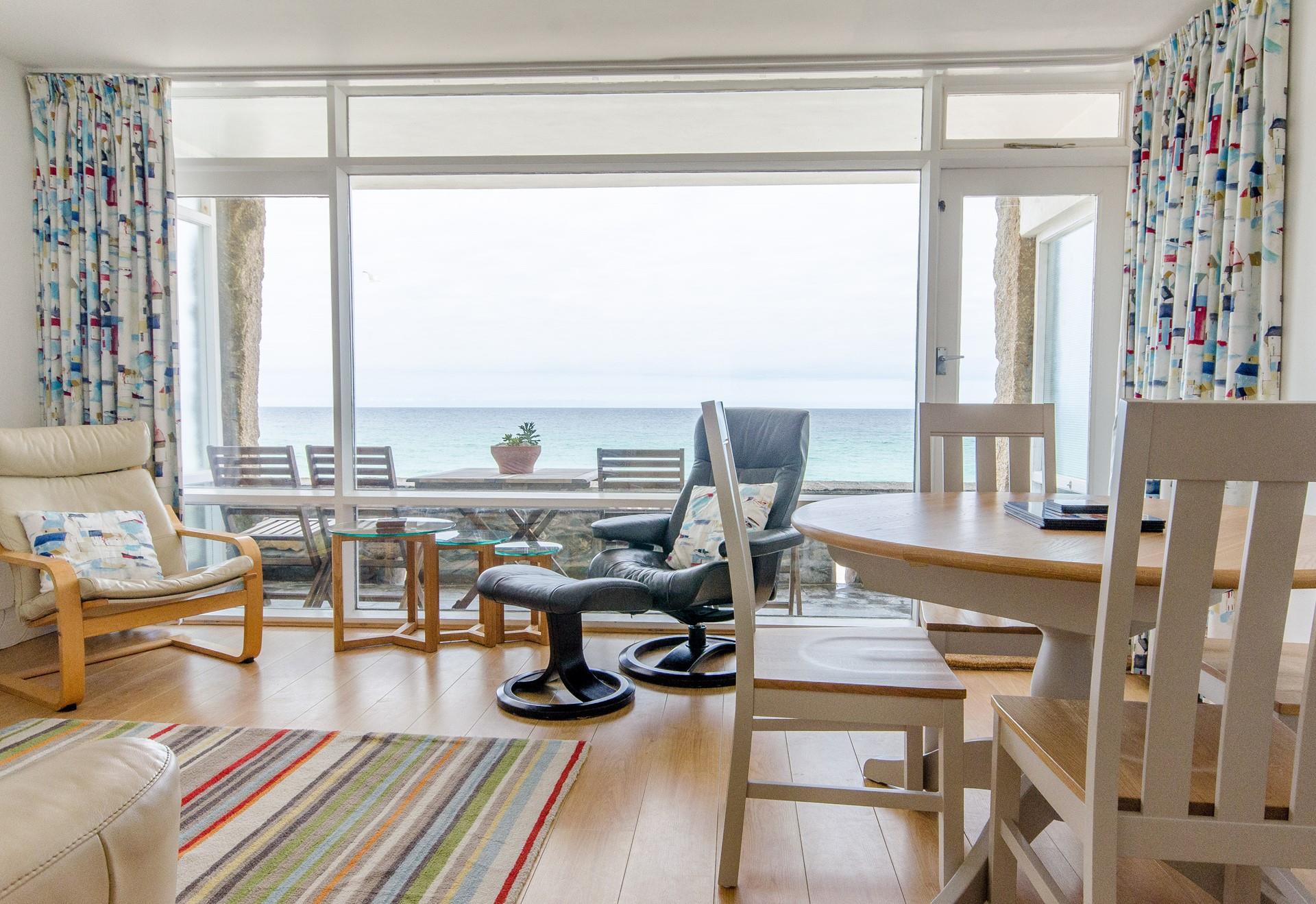 Pour yourself a glass of wine and take in the views all evening.