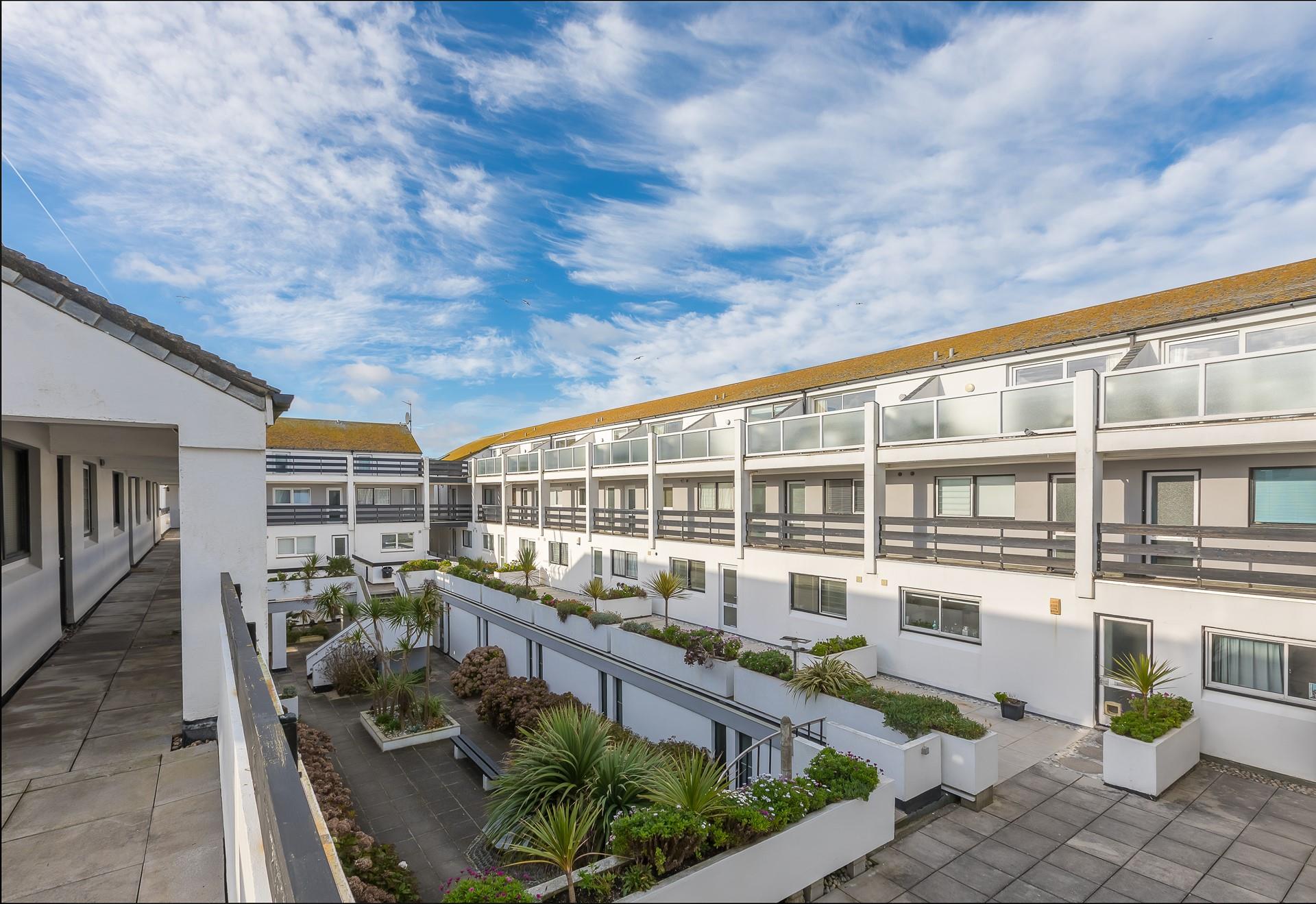 St Nicholas Court is ideally located in an enviable position next to Porthmeor beach.