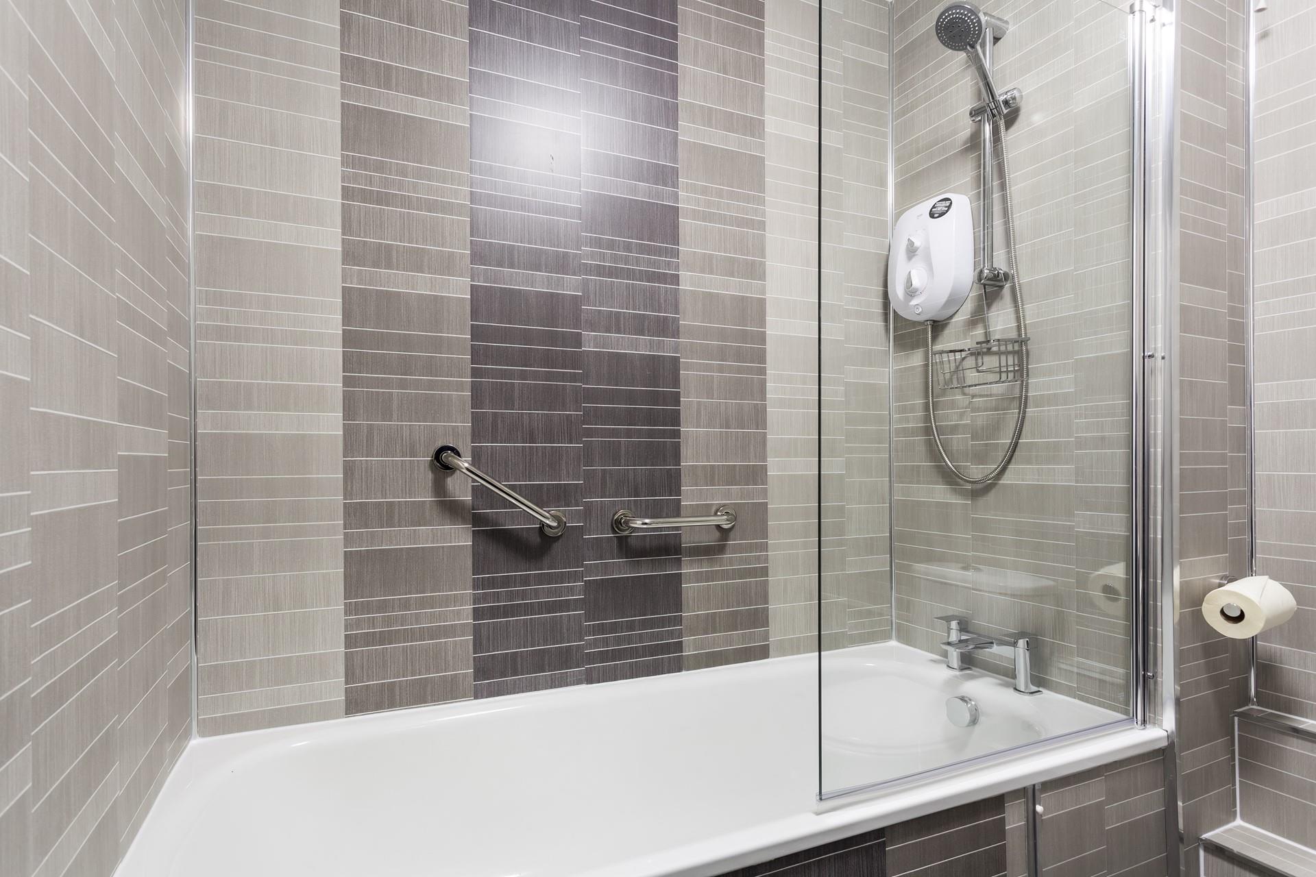 Relax and unwind by running yourself a hot bubble bath.