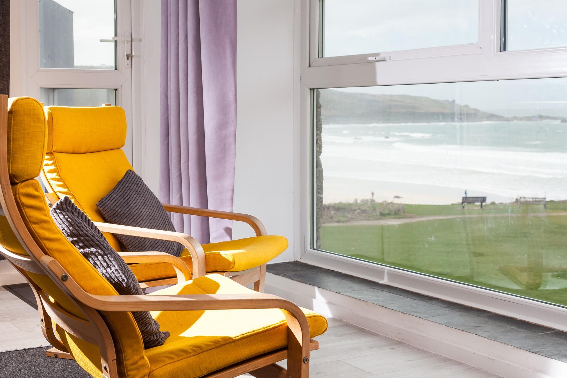 The perfect spot for people watching, or perhaps a quiet reading spot.