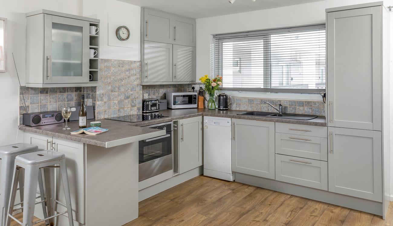 The kitchen is well-equipped for rustling up family meals, or if you don't feel like cooking you could head out for some fine dining.