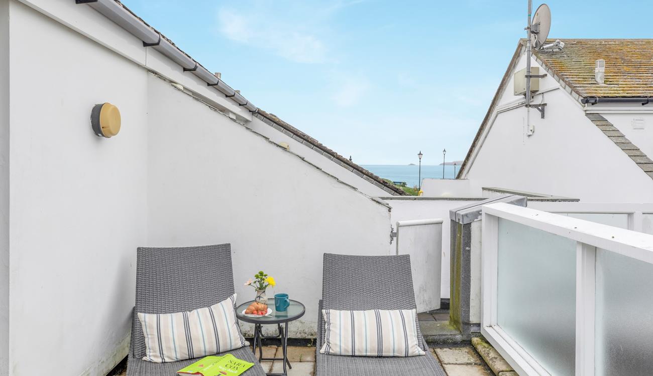 Enjoy sea views right across to Godrevy Lighthouse.